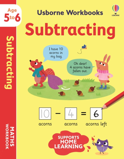 Book cover of: Usborne Workbooks Subtracting 5-6