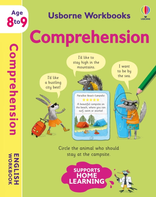Book cover of: Usborne Workbooks Comprehension 8-9. By: Caroline Young