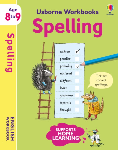 Book cover of: Usborne Workbooks Spelling 8-9