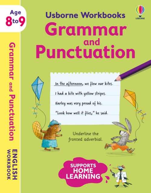Book cover of: Usborne Workbooks Grammar and Punctuation 8-9