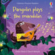 Book cover of: Pangolin plays the mandolin. By: Lesley Sims