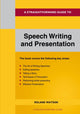 Book cover of: Straightforward Guide to Speech Writing and Presentation. By: Roland Watson