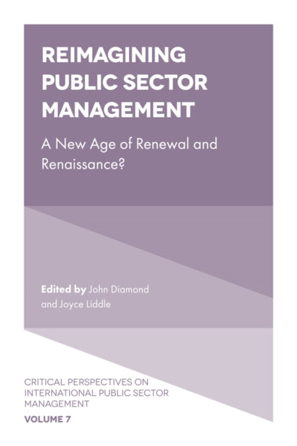 Book cover of: Reimagining Public Sector Management. By: John Diamond