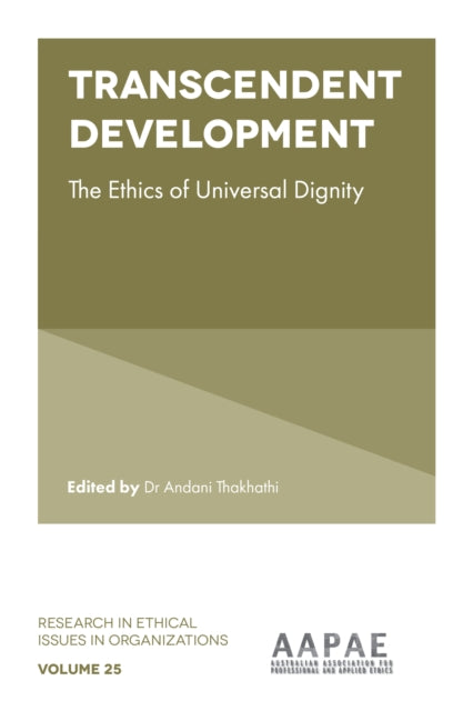 Book cover of: Transcendent Development. By: Andani Thakhathi
