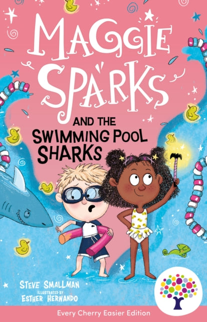 Book cover of: Maggie Sparks and the Swimming Pool Sharks: Accessible Easier Edition