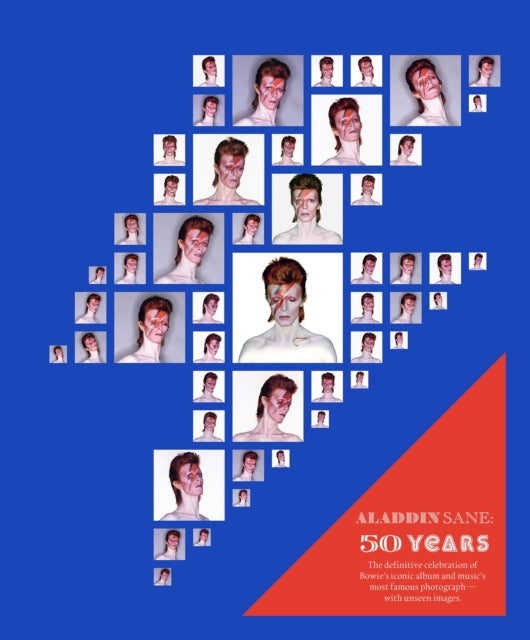 Book cover of: Aladdin Sane 50. By: Chris Duffy