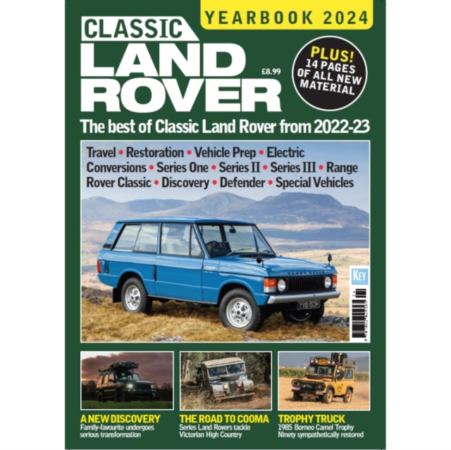 Book cover of: Classic Land Rover Yearbook 2024
