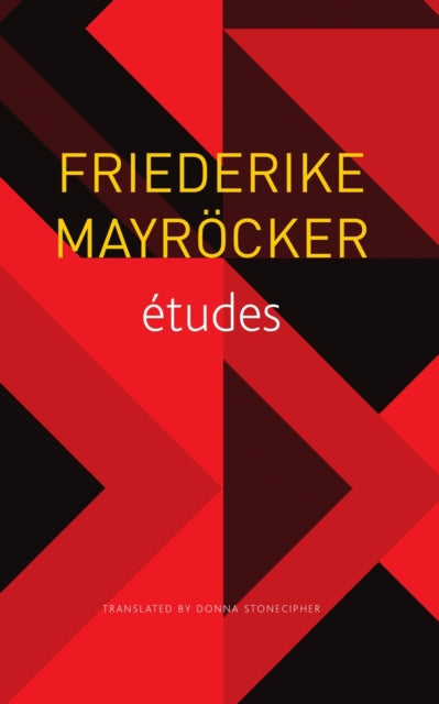 Book cover of: etudes. By: Friederike Mayröcker