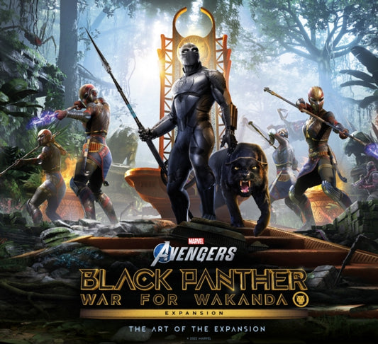 Book cover of: Marvel's Avengers: Black Panther: War for Wakanda - The Art of the Expansion: Art of the Hidden Kingdom. By: Matthew Pellett