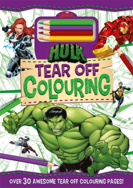 Book cover of: Marvel Avengers Hulk: Tear Off Colouring