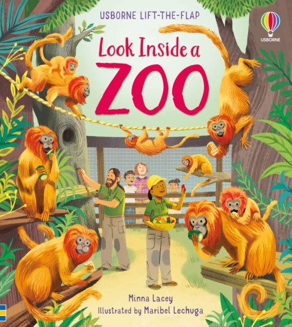Book cover of: Look Inside a Zoo. By: LACEY, MINNA
