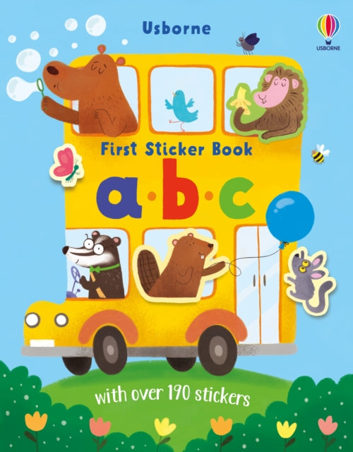Book cover of: First Sticker Book abc