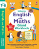 Book cover of: Usborne English and Maths Giant Workbook 7-8