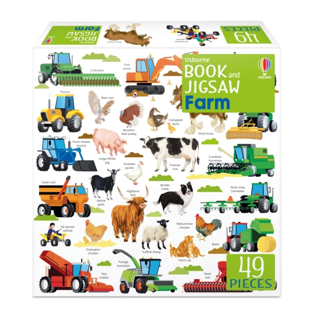 Book cover of: Usborne Book and Jigsaw Farm
