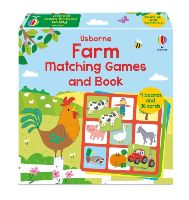 Book cover of: Farm Matching Games and Book