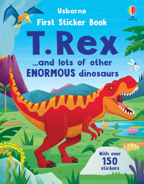 Book cover of: First Sticker Book T. Rex