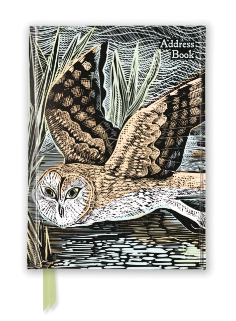 Book cover of: Angela Harding: Marsh Owl (Address Book)