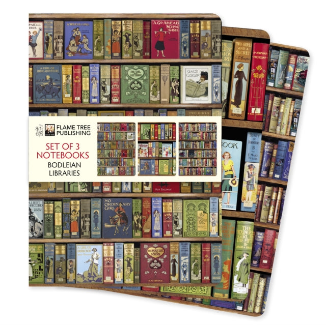 Bodleian Libraries Set of 3 Standard Notebooks 9781804175545 Flame Tree Studio