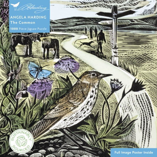 Book cover of: Adult Sustainable Jigsaw Puzzle Angela Harding: The Common