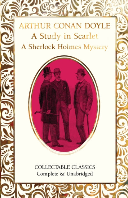 Book cover of: Study in Scarlet (A Sherlock Holmes Mystery). By: Arthur Conan Doyle