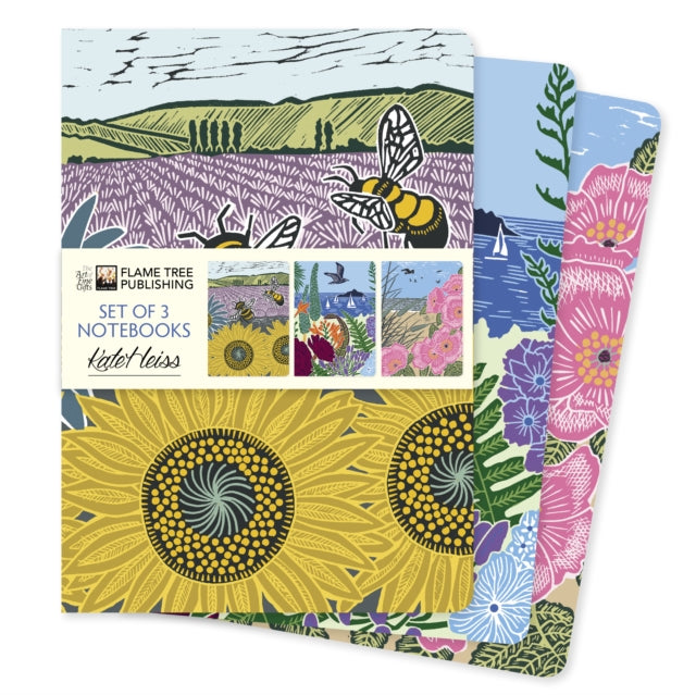 Book cover of: Kate Heiss Set of 3 Standard Notebooks. By: Flame Tree Studio