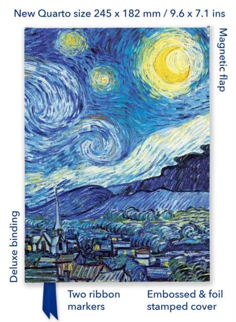 Book cover of: Vincent van Gogh: The Starry Night (Foiled Quarto Journal)