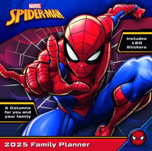 Book cover of: Spider-Man 2025 Family Planner Calendar