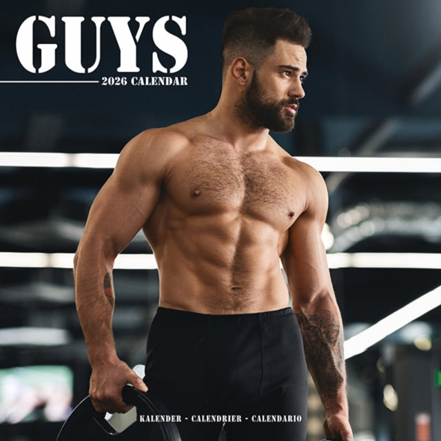 Book cover of: Guys Calendar 2026  Square Sexy Guys Glamour Wall Calendar - 16 Month