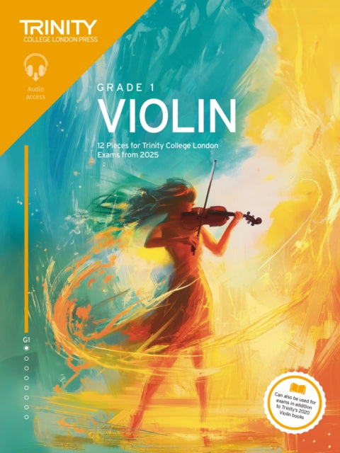 Book cover of: Trinity College London Violin Exam Pieces from 2025: Grade 1