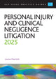 Book cover of: Personal Injury and Clinical Negligence Litigation 2025. By: Louise Marriott