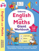 Book cover of: Usborne English and Maths Giant Workbook 8-9