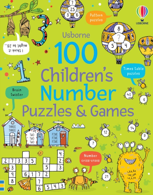 Book cover of: 100 Children's Number Puzzles and Games