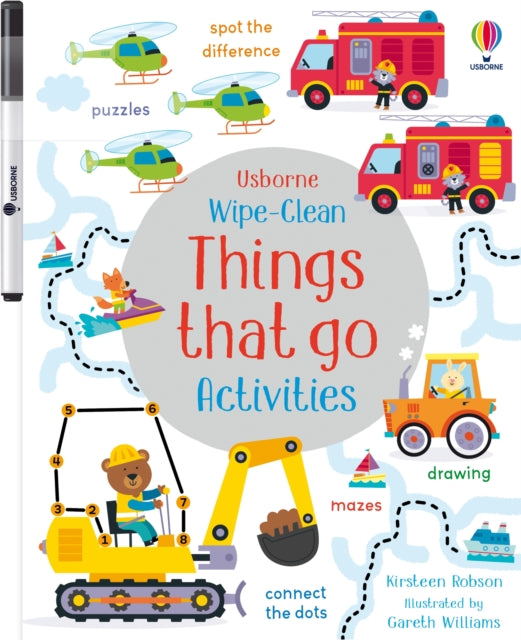 Book cover of: Wipe-Clean Things That Go Activities