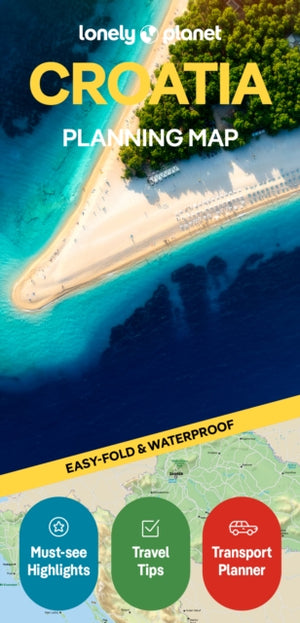 Lonely Planet Croatia Planning Map