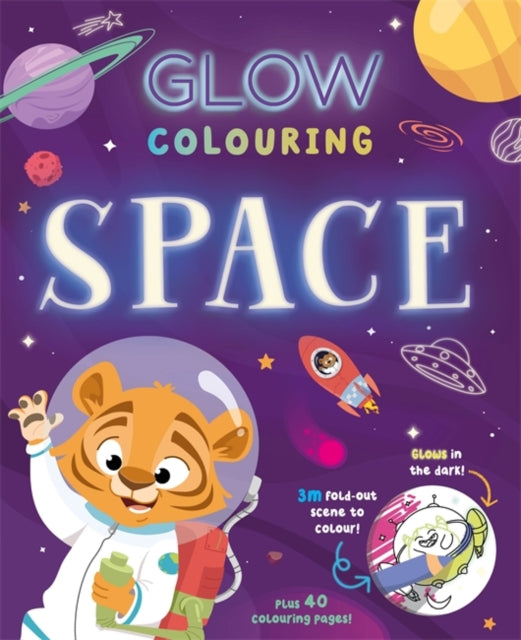 Book cover of: Glow Colouring: Space
