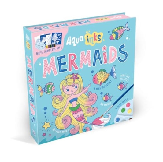 Book cover of: Aqua Inks Mermaids