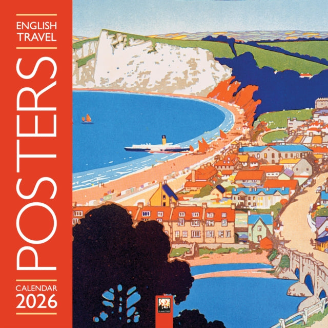 Book cover of: English Travel Posters Wall Calendar 2026 (Art Calendar)