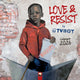 Book cover of: TVBOY: Love & Resist! Wall Calendar 2026 (Art Calendar)