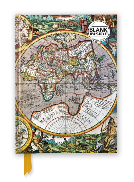 Book cover of: Antique Map (Foiled Blank Journal)