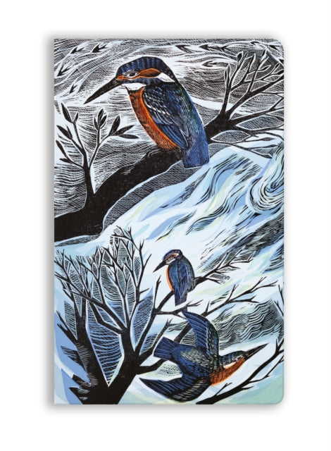 Book cover of: Angela Harding: Suffolk Kingfishers (Soft Touch Journal)