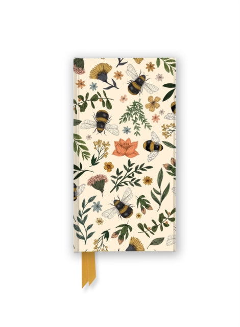 Book cover of: Jade Mosinski: Garden Bees (Foiled Slimline Journal)