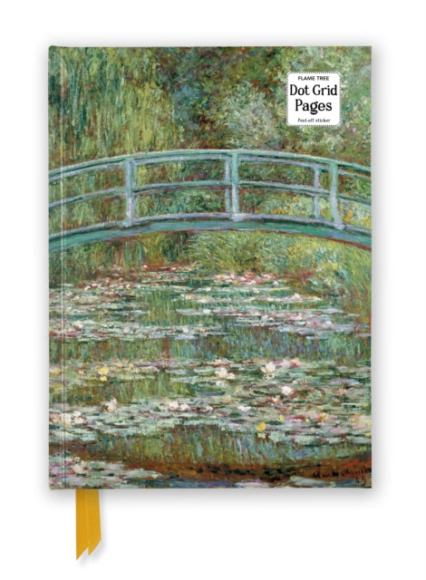 Book cover of: Claude Monet: Bridge over a Pond of Water Lilies (Foiled Dot Grid Journal)