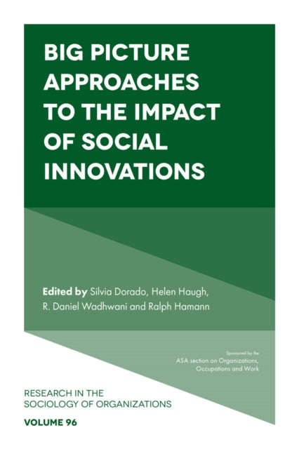 Book cover of: Big Picture Approaches to the Impact of Social Innovations