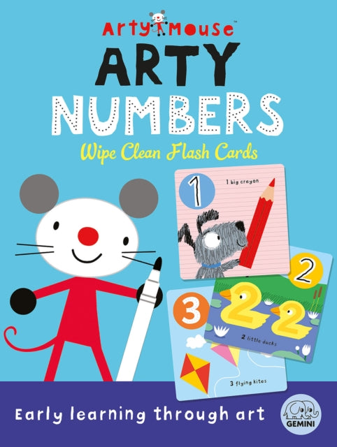 Book cover of: Arty Mouse Arty Numbers Wipe Clean Flash Cards