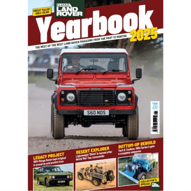 Book cover of: Classic Land Rover Yearbook 2025