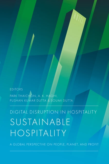 Book cover of: Digital Disruption in Hospitality, Sustainable Hospitality