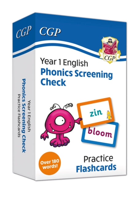 Book cover of: Phonics Screening Check Flashcards - for the Year 1 test
