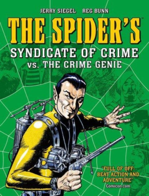 Book cover of: Spider's Syndicate of Crime vs. The Crime Genie. By: Reg Bunn