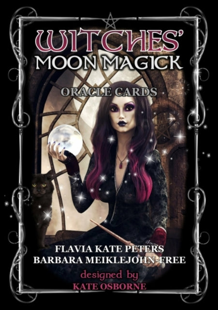 Book cover of: Witches' Moon Magick Oracle Cards