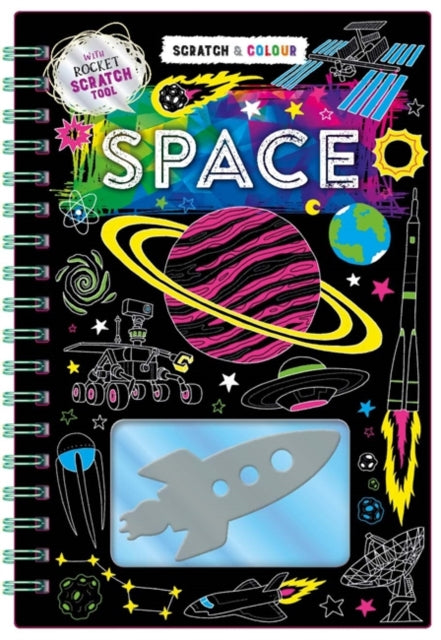 Book cover of: Scratch & Colour: Space